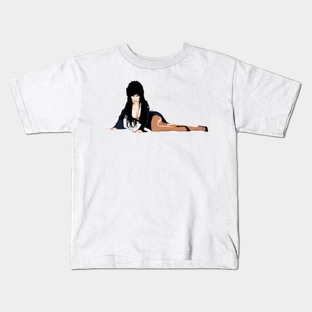 Elvira Kids T-Shirt by FutureSpaceDesigns